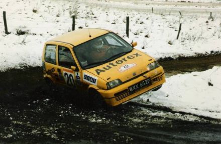 Jacek Sikora i Marek Kaczmarek - Fiat Cinquecento Sporting.